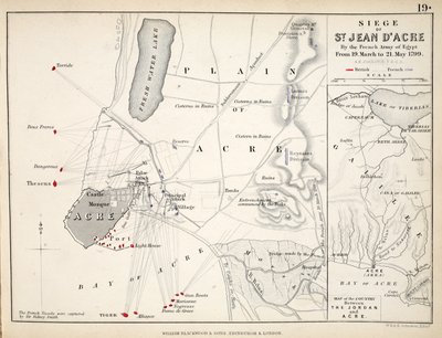 Map of the Siege of St. Jean d